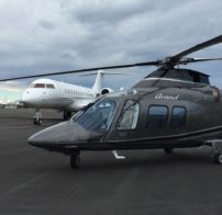 Agusta at the airport